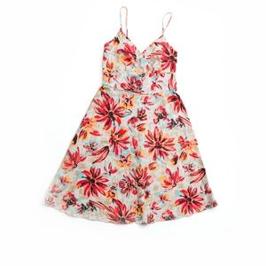 New York & Company Spaghetti Strap Floral Sundress Size 6